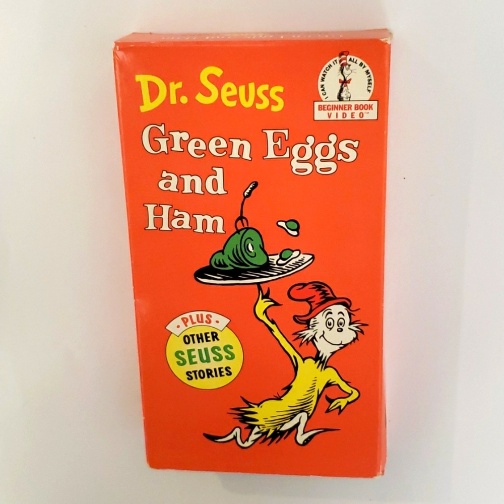 Dr. Seuss' Green Eggs and Ham Beginner Book Video Vintage Collectible VHS Tape